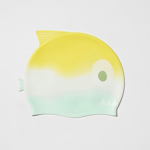 SUNNYLiFE Kids Swimming Cap Salty the Shark Multi - S41SCSHK