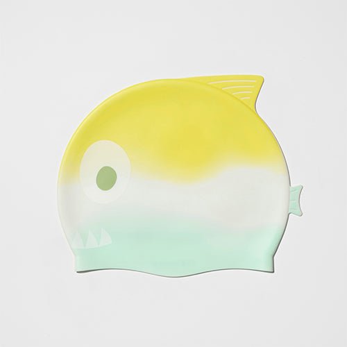 SUNNYLiFE Kids Swimming Cap Salty the Shark Multi - S41SCSHK
