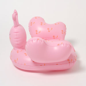 SUNNYLIFE Kids Tube Pool Ring Cotton Candy Cherry - S51TPRPK