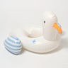 SUNNYLIFE Kids Tube Pool Ring Sid the Seagull Blue Stripe - S51TPRBL