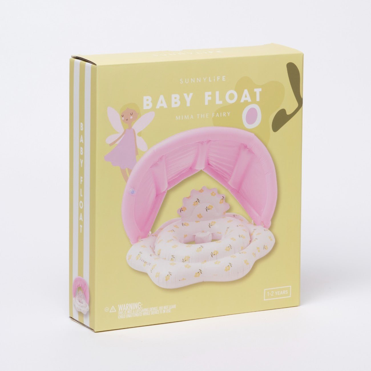 SUNNYLiFE lilac color inflatable Baby Float with canopy Mima the Fairy Lemon - S3LBABMI