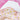 Inflatable pool float with floral pattern on a white background