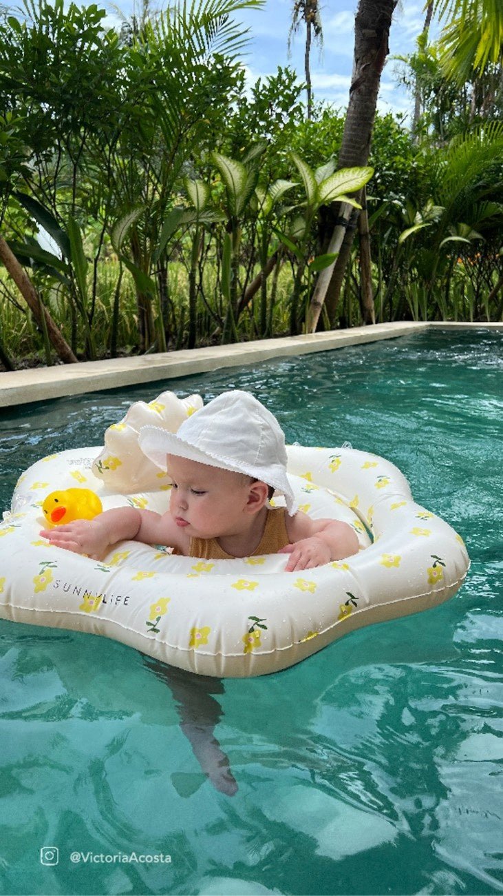 SUNNYLiFE lilac color inflatable Baby Float with canopy Mima the Fairy Lemon - S3LBABMI