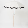 SUNNYLiFE Luxe Beach Umbrella Casa Marbella Vintage Black - S31LBUIS