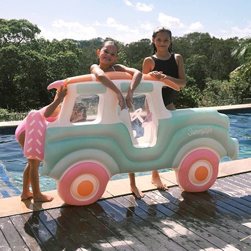 SUNNYLiFE Luxe Lie-On Float Beach Buggy Multi - S41LXFMUL