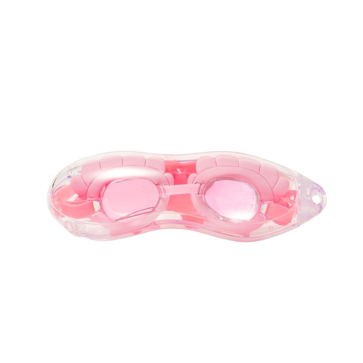 SUNNYLiFE Melody the Mermaid Mini Swim Goggles Neon Strawberry - SCMSGNST