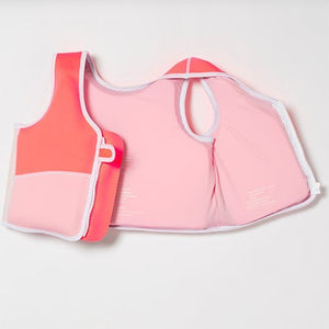SUNNYLiFE Melody the Mermaid Swim Vest Neon Strawberry - SCMSVSTS