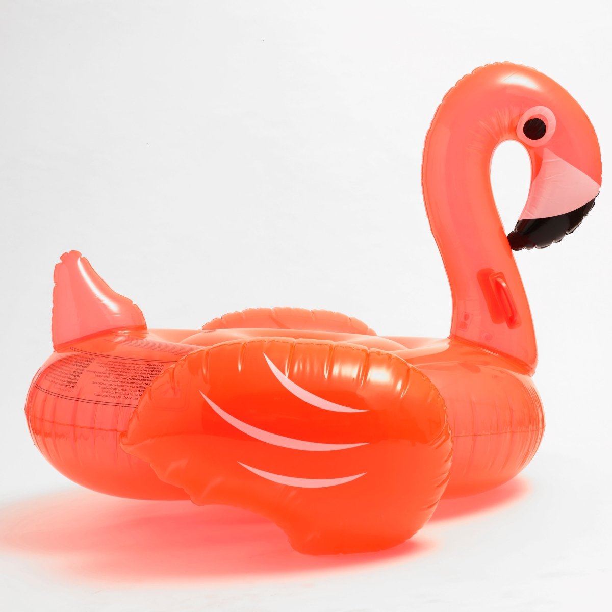 SUNNYLiFE Neon Color Inflatable Flamingo Luxe Ride-On Float Rosie Watermelon - S3LRIDNR