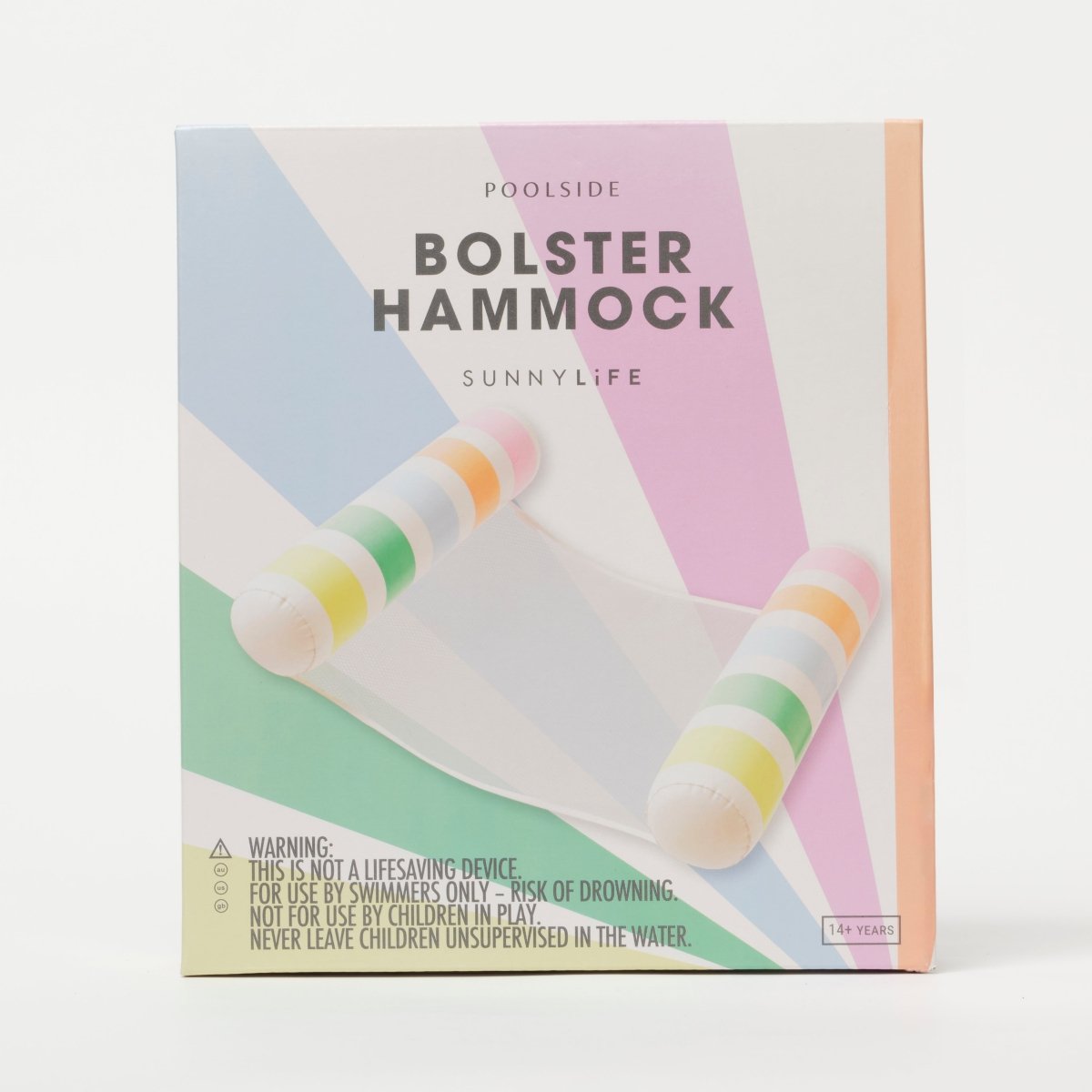 SUNNYLiFE Pool Side Hammock Float Pastel Gelato - SCHAMPGE