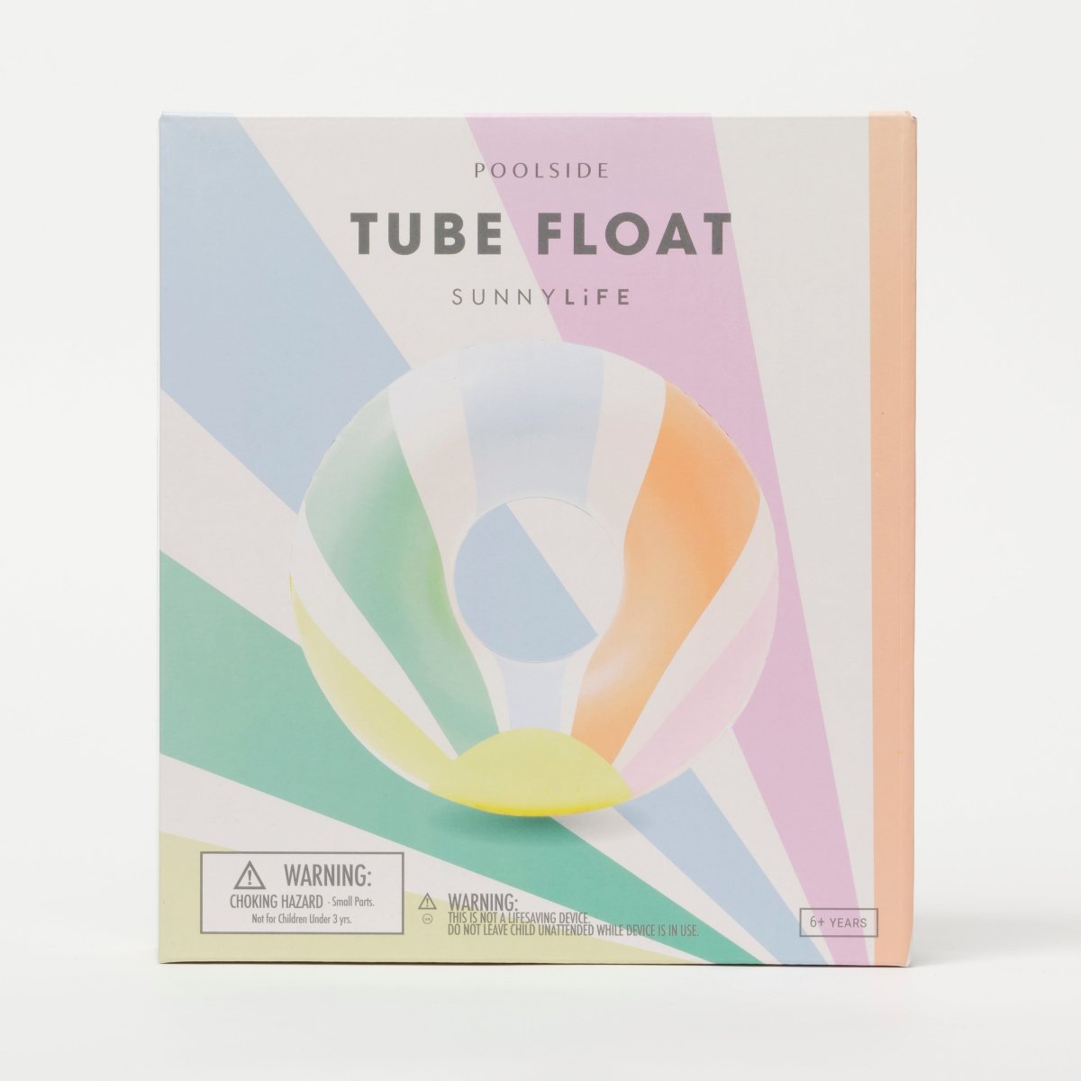 SUNNYLiFE Pool Side Tube Float Pastel Gelato - SCPOLPGE