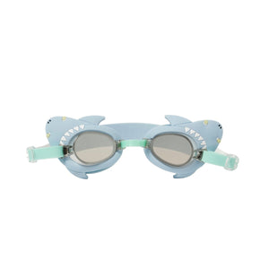 SUNNYLiFE Salty the Shark Mini Swim Goggles Aqua - SCMSGAQU