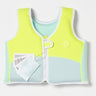 SUNNYLiFE Salty the Shark Swim Vest Aqua Neon Yellow - SCMSVAQS