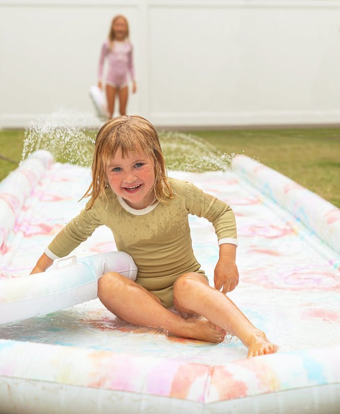 SUNNYLiFE Slip, Slide and Boogie Board Set Tie Dye Tie Dye - S41SNSTD
