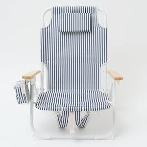 SUNNYLiFE The Resort Luxe Beach Chair Coastal Blue - SCDBCCBL
