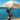SUNNYLiFE The Resort Luxe Beach Umbrella Coastal Blue - SCLBUCBL