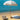 SUNNYLiFE The Resort Luxe Beach Umbrella Coastal Blue - SCLBUCBL