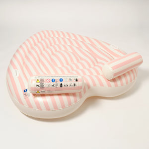 SUNNYLIFE Twin Heart Lie - On Stole My Heart Pink Stripe - S51HHFGL