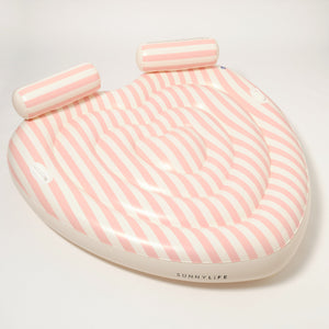 SUNNYLIFE Twin Heart Lie - On Stole My Heart Pink Stripe - S51HHFGL