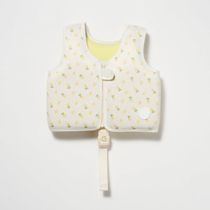 SUNNYLiFE White Color Swim Vest Mima The Fairy Lemon Lilac - S3VVESMI