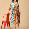 Sunset Drizzle Maternity and Nursing Dress - DRS - SK - SNDZ - S