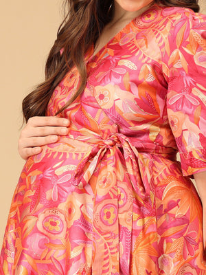 Sunset Salsa Maternity and Nursing Dress - DRS - SK - SNSLS - S