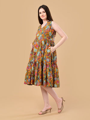 Sunshine State Maternity And Nursing Dress - S Maternity Casual Dress