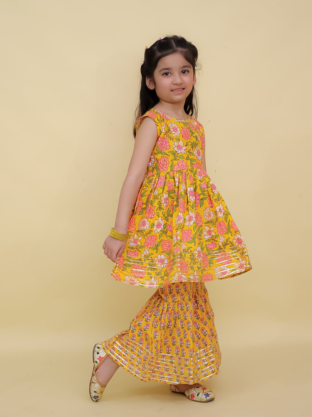 Sunshine Sultaana Anarkali Kurta Sharara Set - KES - SC - SLTAD - 0 - 6