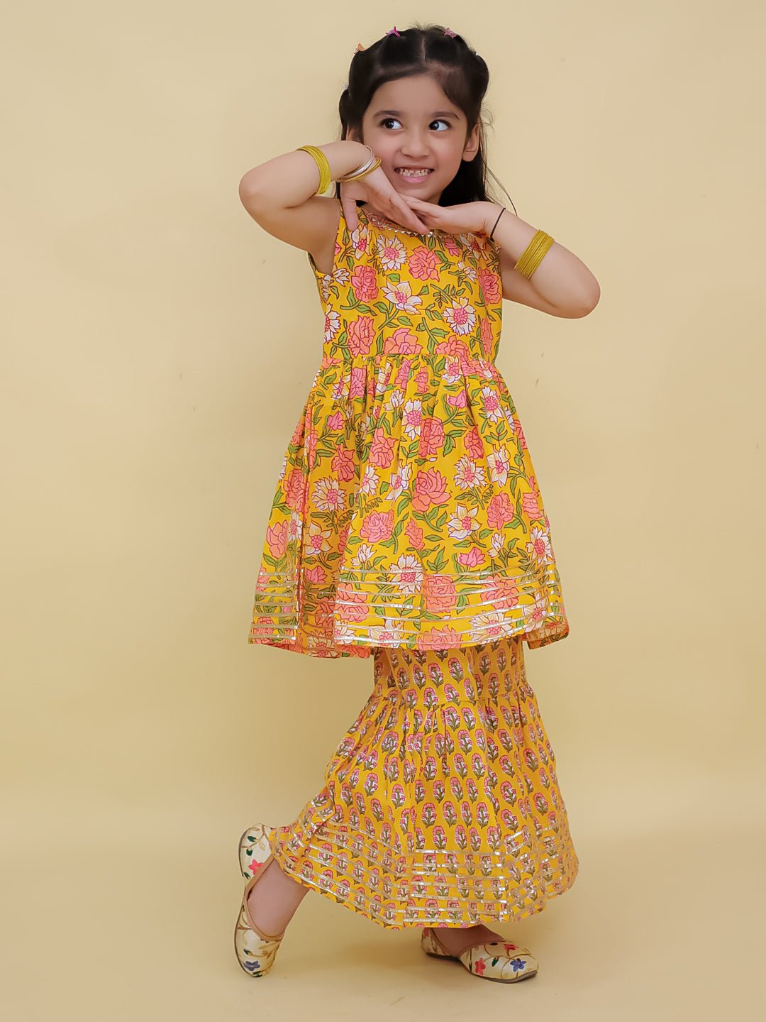 Sunshine Sultaana Anarkali Kurta Sharara Set - KES - SC - SLTAD - 0 - 6