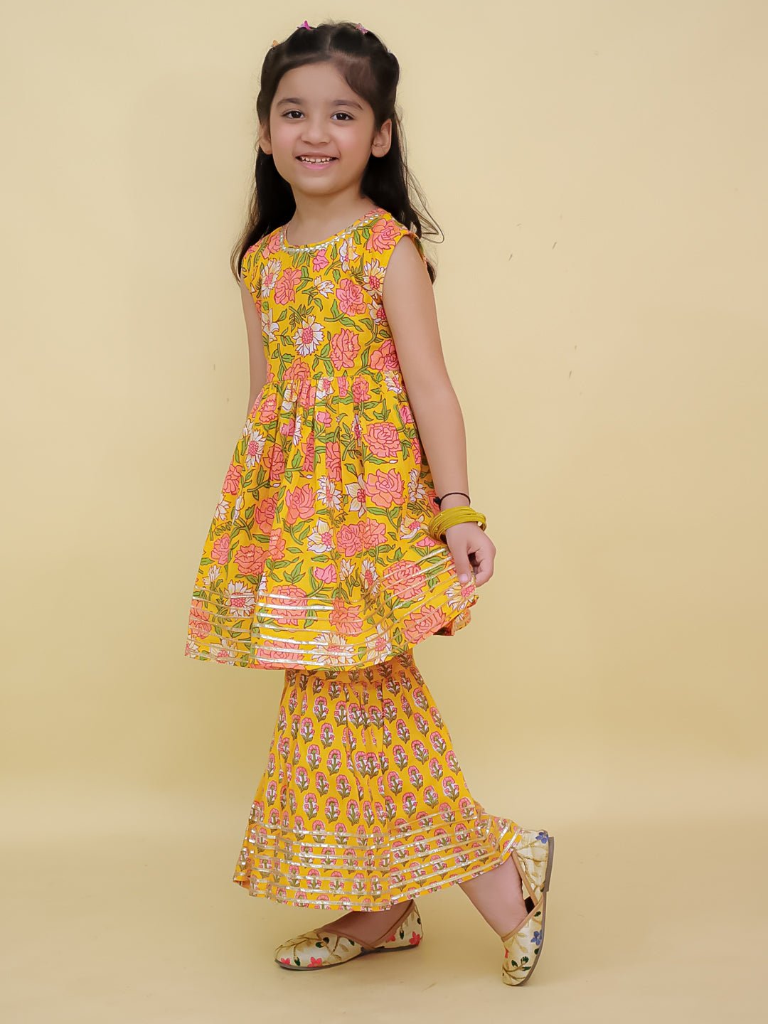 Sunshine Sultaana Anarkali Kurta Sharara Set - KES - SC - SLTAD - 0 - 6