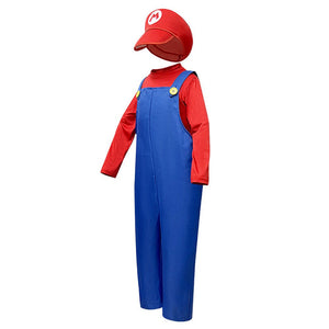 Super Brothers, Plumber Adult Halloween Costume Fancy Dress Up - S Halloween
