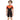 Superhero Brown & Orange 2.5mm Neoprene Knee Length Kids Swimsuit, Half Sleeves Swimwear - Little Surprise BoxSuperhero Brown & Orange 2.5mm Neoprene Knee Length Kids Swimsuit, Half Sleeves Swimwear