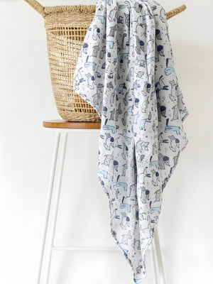 Baby Swaddle Wrap- Cute Puppy - The Mom Store