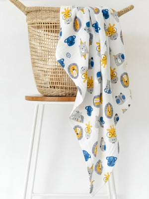 Baby Swaddle Wrap- Guess the Animal - The Mom Store