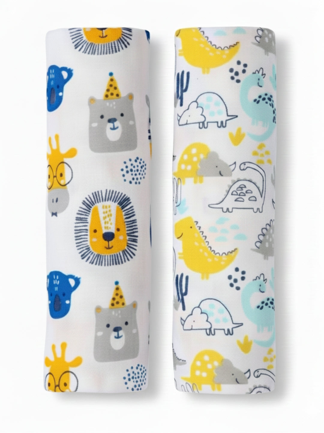 Baby Swaddle Wrap Combo- Guess The Animal & Dino Forest