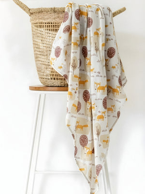 Baby Swaddle Wrap- Little Fox - The Mom Store