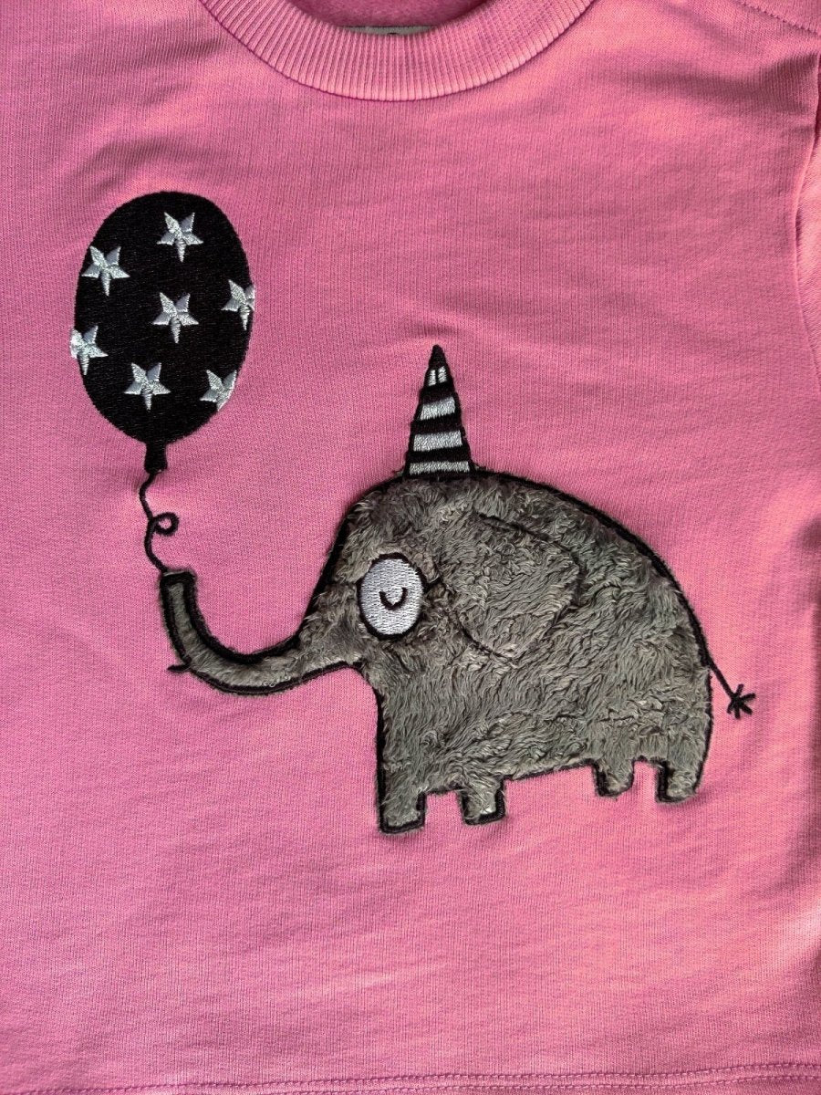 Sweatshirt Combo- Pom Pom and Elephant - KDSWT-2-PMELE-0-6