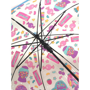 Sweet Candy theme Dome style Transparent Umbrella for Kids, 1 - 5years - Monsoon Wear