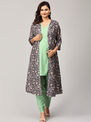 Sweet Sentiments Maternity and Nursing Winter Shacket Dress Set - MEW-SK-SWSNT-S
