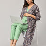 Sweet Sentiments Maternity and Nursing Winter Shacket Dress Set - MEW-SK-SWSNT-S