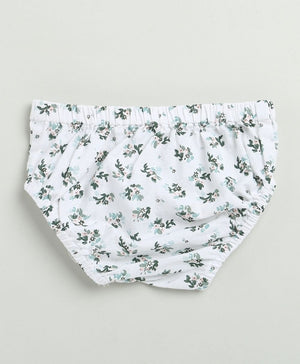 Sweetlime By AS Black & Green Floral Print Organic Cotton Co - ord Set. - SLG - DRESS - 01198_0 - 6M