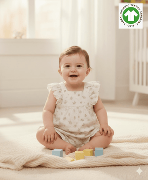 Sweetlime By AS Blossom Whisper Co - ord Set Cotton | The Mom Store - 0 - 6 Months Girls Casual Dress
