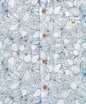 Sweetlime By AS Blue & White Lemon Print Cotton Co - ord Set - SLB - CORD - 01215_0 - 6M