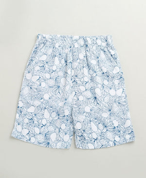 Sweetlime By AS Blue & White Lemon Print Cotton Co - ord Set - SLB - CORD - 01215_0 - 6M