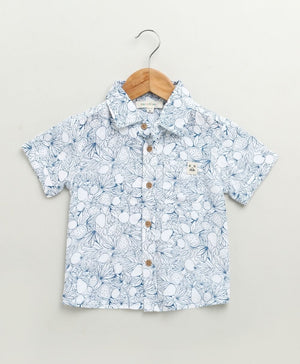 Sweetlime By AS Blue & White Lemon Print Cotton Co - ord Set - SLB - CORD - 01215_0 - 6M