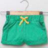 Sweetlime By AS Bottle Green twill shorts- Bottle Green - SLG-SHORTS-00390_3-6M