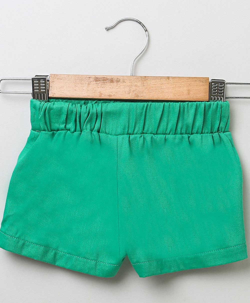 Sweetlime By AS Bottle Green twill shorts - Bottle Green - SLG - SHORTS - 00390_3 - 6M