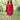 Sweetlime By AS Cherry Red Flared Schiffly Dress - SLG - DRESS - 01031_3 - 4Y