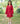Sweetlime By AS Cherry Red Flared Schiffly Dress - SLG - DRESS - 01031_3 - 4Y