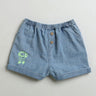 Sweetlime By AS Cotton Denim Shorts. - SLB - SHORTS - 01168_0 - 3M