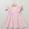 Sweetlime By AS Floral Printed Pink Dress with a Bloomer - SLG-DRESS-00351_3-6M